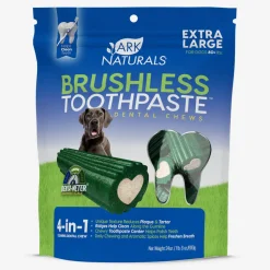 Ark Naturals 4-in-1 Brushless Toothpaste Chews for Extra Large Dental Dogs (24 oz)