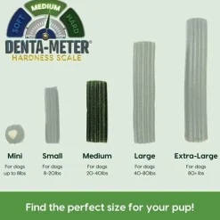 Ark Naturals 4-in-1 Brushless Toothpaste Chews for Medium Dental Dogs (18 oz)
