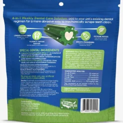 Ark Naturals 4-in-1 Extreme Clean Longer Lasting Brushless Toothpaste Dental Chews for Small Dogs (12 oz)