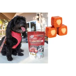 Ark Naturals 5-in-1 Protection Plus Fortified Brushless Toothpaste Chews for Extra Small Dogs Mini-sized (3.8 oz)