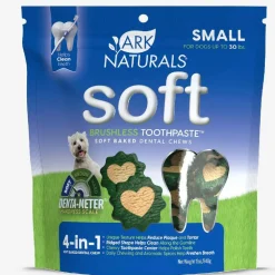 Ark Naturals 4-in-1 Soft Brushless Toothpaste Dental Chews for Small Dogs (12 oz)
