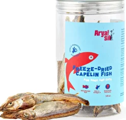 Arya Sit Freeze-Dried Capelin Treats for Dogs & Cats