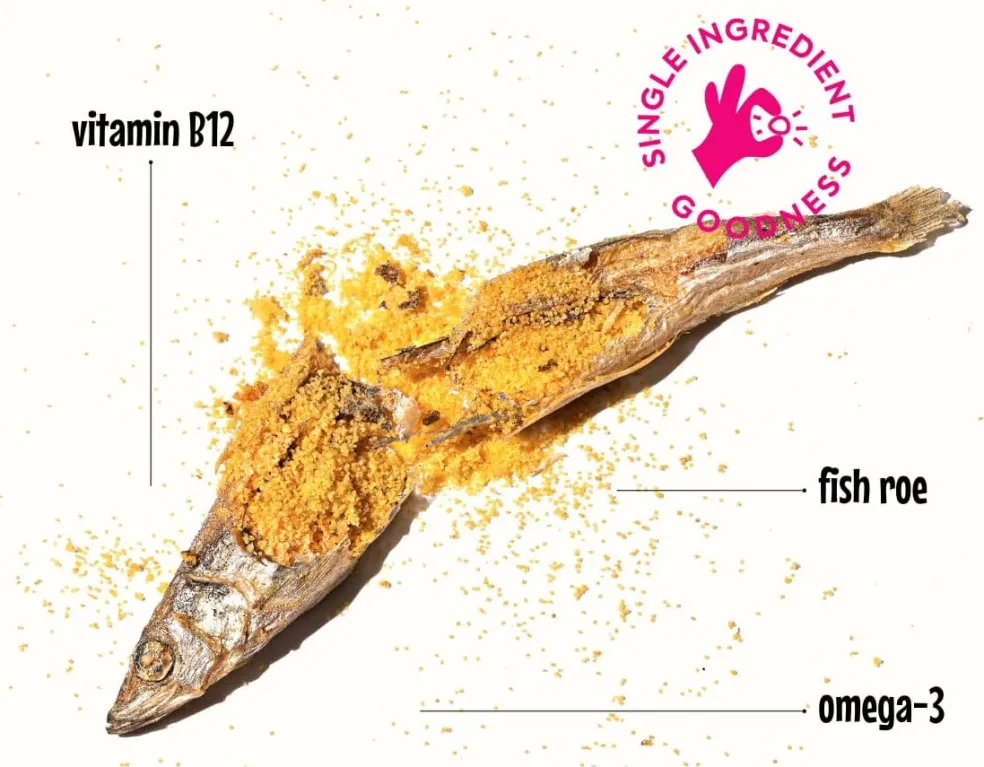 Arya Sit Freeze-Dried Capelin Treats for Dogs & Cats