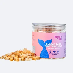 Arya Sit Freeze-Dried Fish Trio Treat for Dogs & Cats