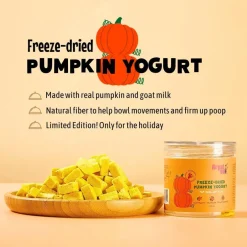 Arya Sit Freeze-Dried Pumpkin Yogurt Treats for Dogs & Cats