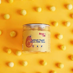 Arya Sit Freeze-Dried Treats Quail Egg Yolk for Dogs & Cats