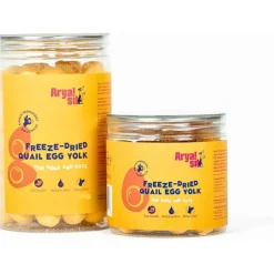 Arya Sit Freeze-Dried Treats Quail Egg Yolk for Dogs & Cats
