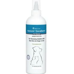 Aurocin CeraDerm Ear Cleanser for Dogs & Cats