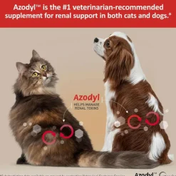 Azodyl Small Capsules - Renal Support Supplement for Cats and Dogs