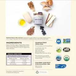 Badlands Ranch Skin & Coat Canine Supplement with Omega-3 Fatty Acids, 3.17-oz