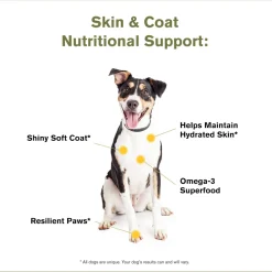 Badlands Ranch Skin & Coat Canine Supplement with Omega-3 Fatty Acids, 3.17-oz