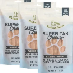Badlands Ranch Superchew Calming Formula Dog Chews, Small, 1-oz