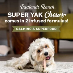 Badlands Ranch Superchew Calming Formula Dog Chews, Small, 1-oz