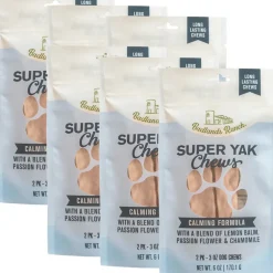 Badlands Ranch Superchew Calming Formula Dog Chews, Medium, 3-oz