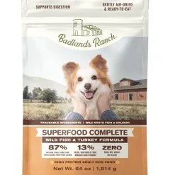 Badlands Ranch Superfood Wild Fish & Turkey Dog Food