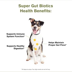 Badlands Ranch Super Gut Biotics Canine Health Supplement, 3.17-oz