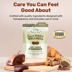 Badlands Ranch Super Soft Chews Food Supplement for Dogs, 60 count
