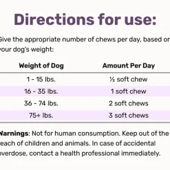Badlands Ranch Super Soft Chews Food Supplement for Dogs, 60 count