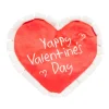 BARK Be Mine Growlentine, Heart-Shaped Plush & Squeaker Dog Toy