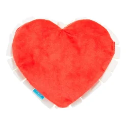 BARK Be Mine Growlentine, Heart-Shaped Plush & Squeaker Dog Toy