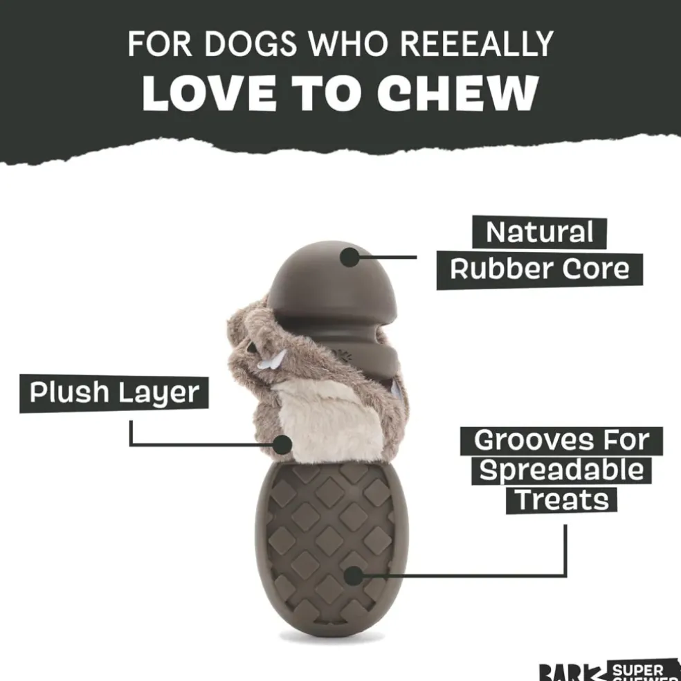 BARK Buck Wild Interactive Tough Chewer Dog Toy