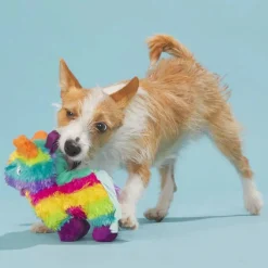 BARK Full o' Fluff Pinata Squeaky Plush Dog Toy