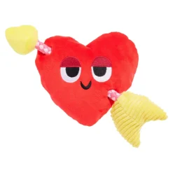 Bark Heart Throbert Heart-Shaped Plush Dog Toy