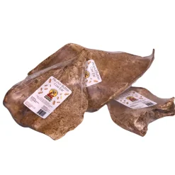 Barking Buddha Peanut Butter Cow Ears Dog Chew