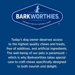 Barkworthies Beef Gullet Stick Bites Dog Chews (1.5 lb)