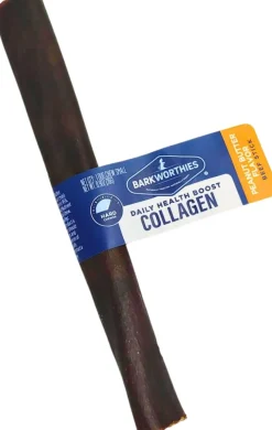 Barkworthies Collagen Peanut Butter Flavored Beef Stick