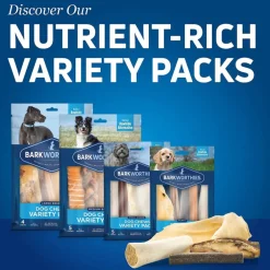 Barkworthies Puppy Variety Pack Chews Treats For Dog, 5 chews