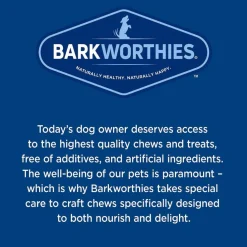 Barkworthies Small Beef Gullet Strip Treats For Dogs, 1ct