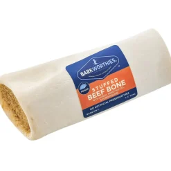 Barkworthies Stuffed Shin Bone Pumpkin, Sweet Potato & Carrot Dog Treat