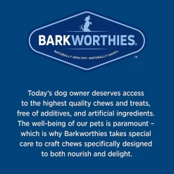Barkworthies Stuffed Shin Bone Pumpkin, Sweet Potato & Carrot Dog Treat