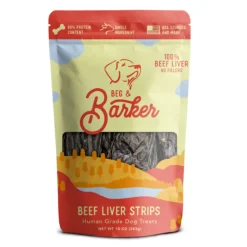 Beg & Barker Beef Liver Strip Dog Treats
