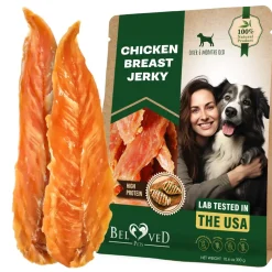 Beloved Pets Chicken Breast Jerky Dog Treats, 10.6-oz