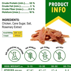 Beloved Pets Chicken Breast Jerky Dog Treats, 10.6-oz