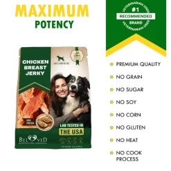 Beloved Pets Chicken Breast Jerky Dog Treats, 10.6-oz