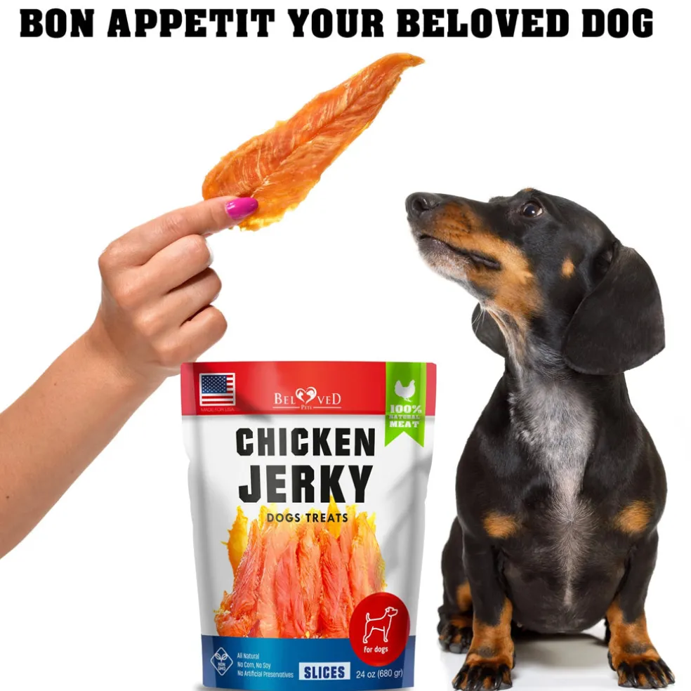 Beloved Pets Chicken Jerky Slices Dog Treats, 1.5-lb