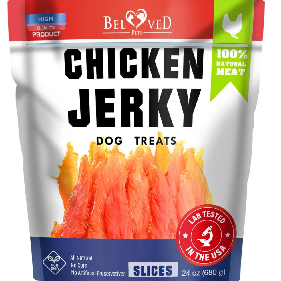 Beloved Pets Chicken Jerky Slices Dog Treats, 1.5-lb