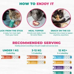 Beloved Pets Chicken & Tuna Mix Creamy Lickable Treats Dual Support for Cats & Dogs, 40-count