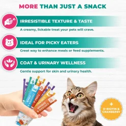 Beloved Pets Chicken & Tuna Mix Creamy Lickable Treats Dual Support for Cats & Dogs, 40-count