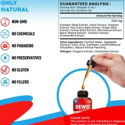 Beloved Pets Dewo Herbal Cleanse Broad Spectrum Intestinal Defense For Dogs & Cats (2 oz)