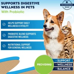 Beloved Pets Digestive Support with Probiotics for Dogs & Cats, 2-oz