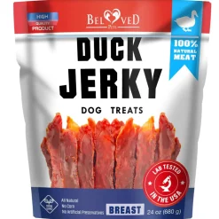 Beloved Pets Duck Jerky Breast Dog Treats, 1.5-lb