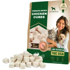 Beloved Pets Freeze-Dried Chicken Cubes Dog & Cat Treats, 5.3-oz