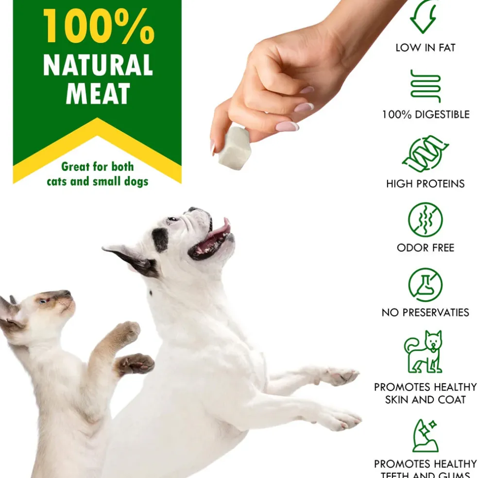 Beloved Pets Freeze-Dried Chicken Cubes Dog & Cat Treats, 5.3-oz