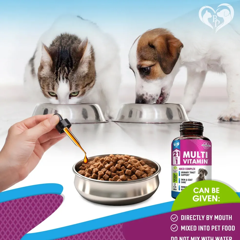 Beloved Pets 15-in-1 Multi Vitamin ABCD Complex for Dogs & Cats (2 oz)