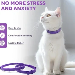 Beloved Pets Relaxiv Pheramone Improved DE-Stress Formula Calming Collar for Cats