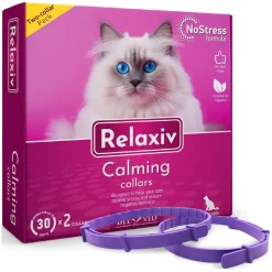 Beloved Pets Relaxiv Pheramone Improved DE-Stress Formula Calming Collar for Cats